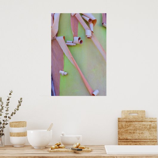 Madrone Tree Bark Abstract Poster (Keuken)