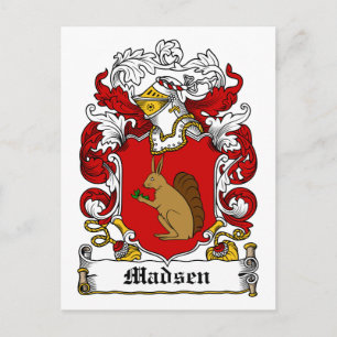 Madsen Family Crest Briefkaart