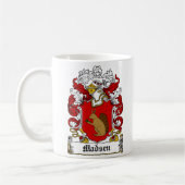 Madsen Family Crest Koffiemok (Links)