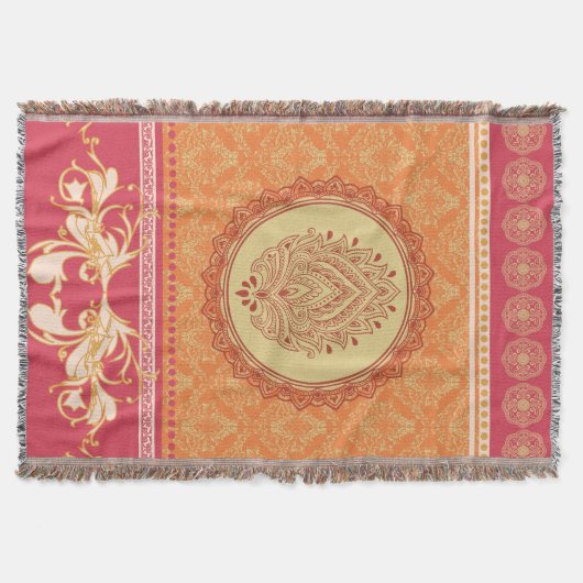 MADURAI ~ Throw Blanket Deken (Voorkant)