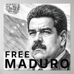 Maduro Bevrijden Poster
