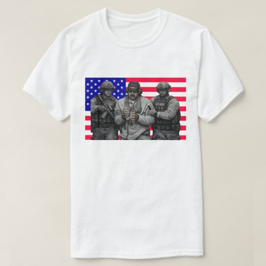 Maduro Captured Live: A New Era for Venezuela T-shirt (Design voorkant)