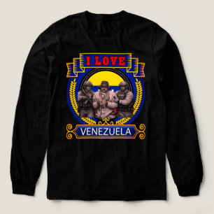 Maduro Live Gevangen in Grappige Amerikaanse Stunt Tri-Blend Shirt