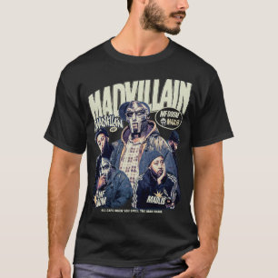 Madvillain Geïnspireerde MF DOOM x Madlib Vintage T-shirt