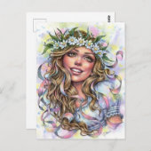 Mae Beltane Briefkaart (Voorkant / Achterkant)