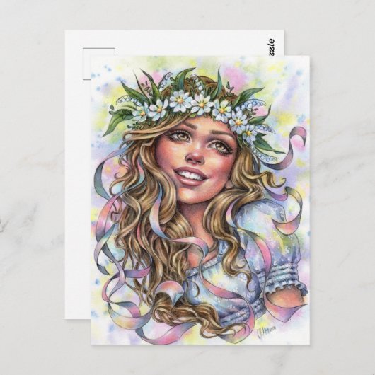 Mae Beltane Briefkaart (Voorkant / Achterkant)