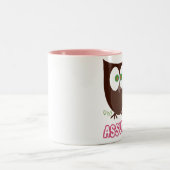 Mãe Coruja Assumida Tweekleurige Koffiemok (Center)