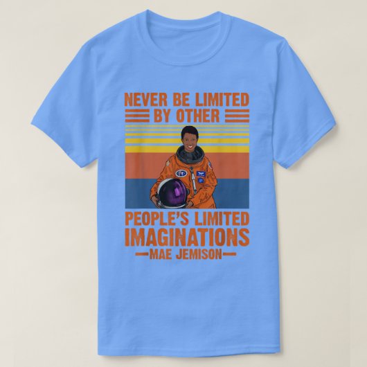 Mae Jemison American Black Woman Astronaut Jemison T-shirt (Design voorkant)
