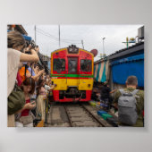Mae Klong railway market Poster (Voorkant)
