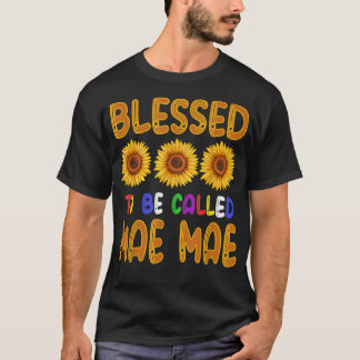 "Mae Mae Sunflower Floral Deco" genoemd T-shirt