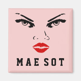 Mae Sot, Thailand Woman Magneet