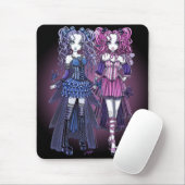 Maegan & Haylee Gothic Couture Fairies Mousepad Muismat (Met muis)