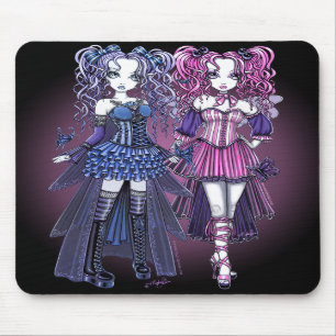 Maegan & Haylee Gothic Couture Fairies Mousepad Muismat