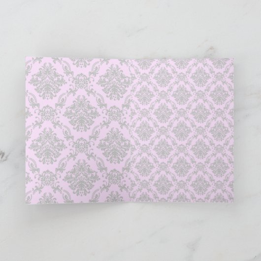 "Maegan" Roze Valentijn Fairy Art Card Feestdagen Kaart (Binnen)