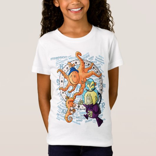  Mael-Taucher unter Meer T-shirt (Voorkant)