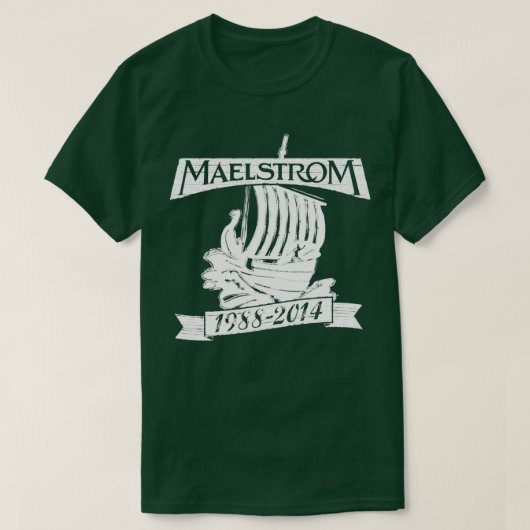 Maelstrom WHITE T-shirt (Design voorkant)