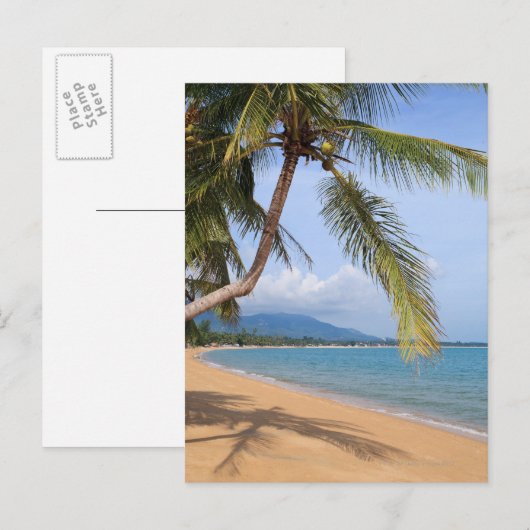 Maenam strand. briefkaart (Voorkant / Achterkant)