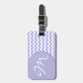 Maerblauw Chevron Bagage Label (Voorkant verticaal)