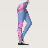 Maerblauw Leggings met Roze Bloemendesign (Rechts)