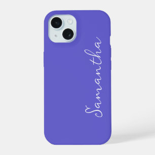 Maerlant Paars Gepersonaliseerd iPhone 15 Case