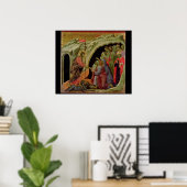 Maesta: Afdaling in Limbo, 1308-11 Poster (Thuiskantoor)