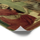 Maesta: Christus de voeten van de disciples wassen Poster (Hoek)