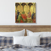 Maesta: Christus van de Artsen, 1308-11 Canvas Afdruk (Insitu (Slaapkamer))