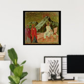 Maesta: De drie Maries bij Christus Tomb Poster (Thuiskantoor)
