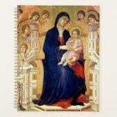 Maestà, detail van Madonna en Kind op de troon Planner (Voorkant)