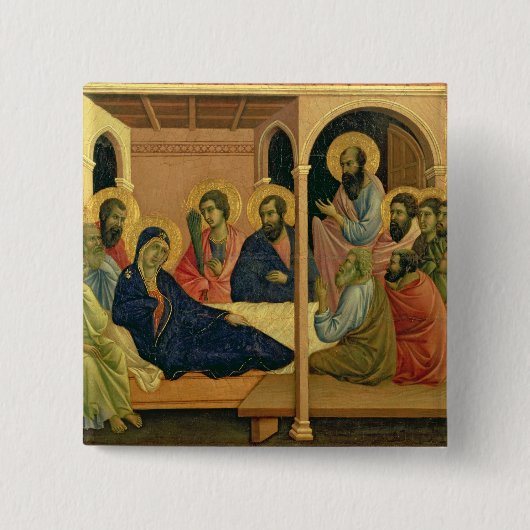 Maesta Vierkante Button 5,1 Cm (Voorkant)