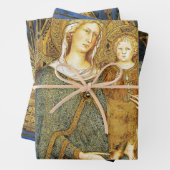 MAESTA, VIRGIN MET KIND, Blue Sapphire Inpakpapier Vel (In situ)