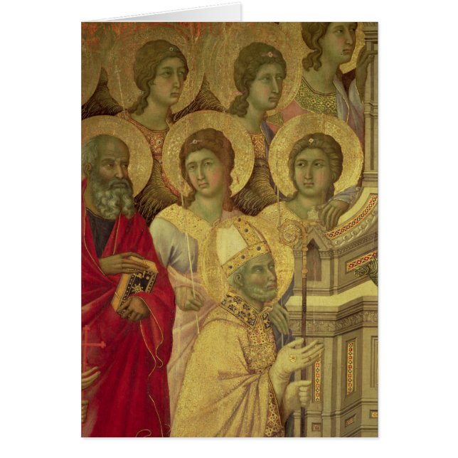 Maesta: Zagen, 1308-11 (Voorkant)