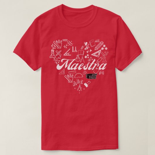 Maestra 4 t-shirt (Design voorkant)