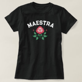 Maestra Cadeau voor Spaanse leraar T-shirt