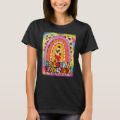 Maestra Clase 2023 Spaans leraar Boho Rainbow Le T-shirt (Voorkant)