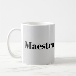 Maestra Dirigent Pianist Musicus Muziek Thema Koffiemok