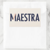 Maestra Logo Sticker (Tas)