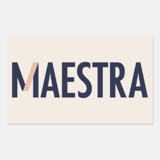 Maestra Logo Sticker