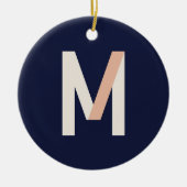 Maestra "M" Keramisch Ornament (Voorkant)