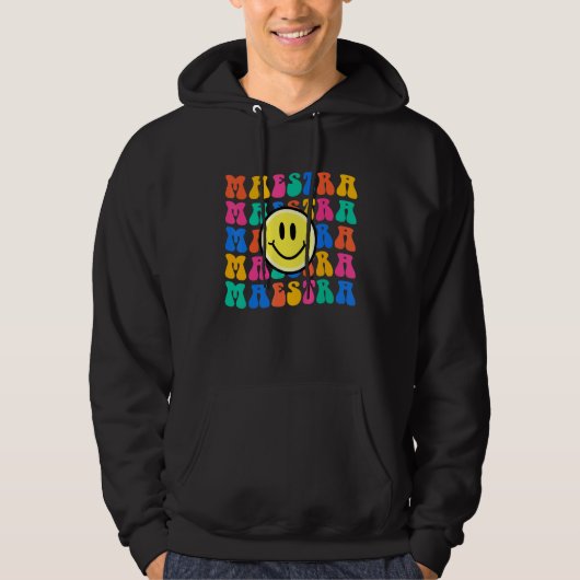 Maestra Spanish Teacher Back to School Hoodie (Voorkant)