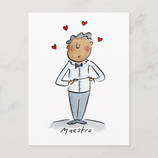 Maestro Briefkaart (Voorkant)