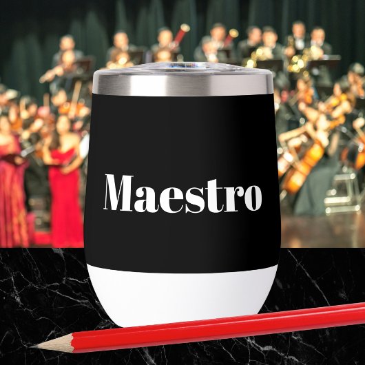 Maestro Dirigent Musicus Uitvoerende Muziek Thema