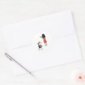 Maestro Dog Ronde Sticker (Envelop)