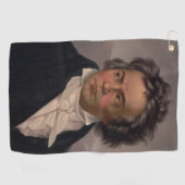 Maestro Ludwig Beethoven Symfoniecomponist Golfhanddoek (Horizontaal)