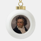Maestro Ludwig Beethoven Symfoniecomponist Keramische Bal Ornament (Voorkant)