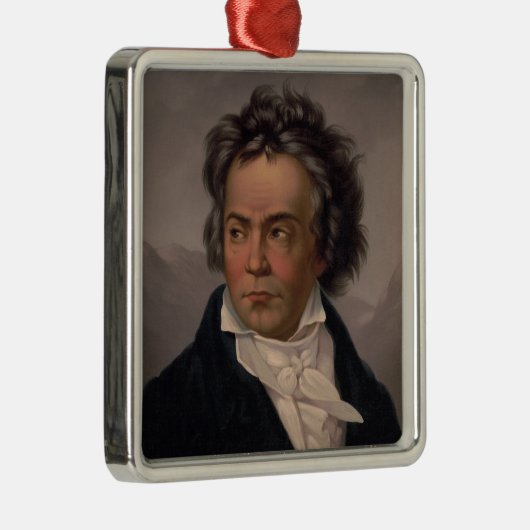 Maestro Ludwig Beethoven Symfoniecomponist Metalen Ornament (Rechts)