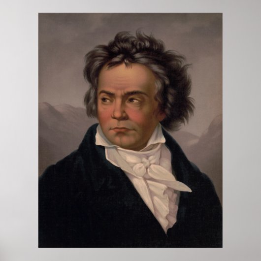 Maestro Ludwig Beethoven Symfoniecomponist Poster (Voorkant)