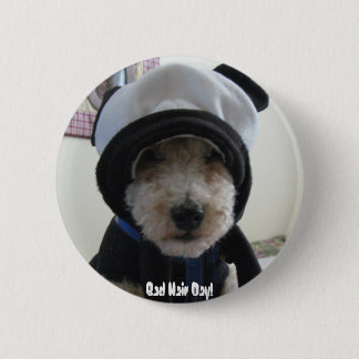 Maestro's Bad Hair Day II Ronde Button 5,7 Cm
