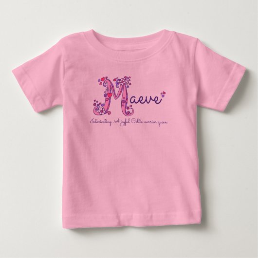 Maeve-naam en betekenis voor babymeisjes kleding (Voorkant)