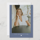 MAEVE Navy Blue Medical RN Nurse Afstuderen Kaart (Achterkant)